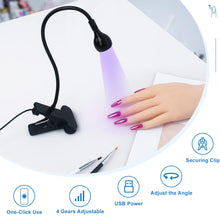 Load image into Gallery viewer, Mini Desk Lamp for Soft Gel Nails
