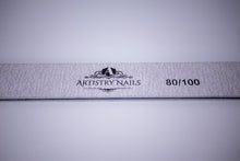 Load image into Gallery viewer, 80/100 Grit Square Zebra Nail File
