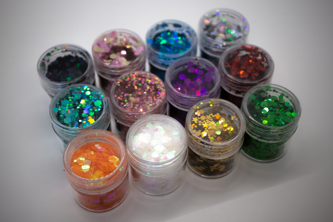 Holographic Chunky Glitter Set