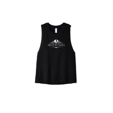 Load image into Gallery viewer, Black Artistry Nails Crop Top
