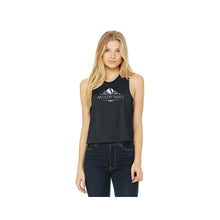 Load image into Gallery viewer, Dark Gray Artistry Nails Crop Top
