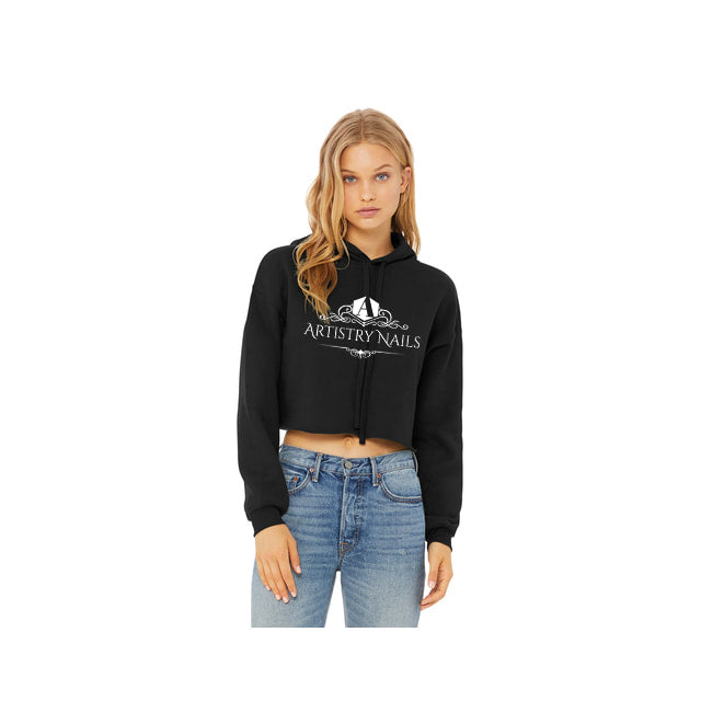 Artistry Nails Cropped Hoodie